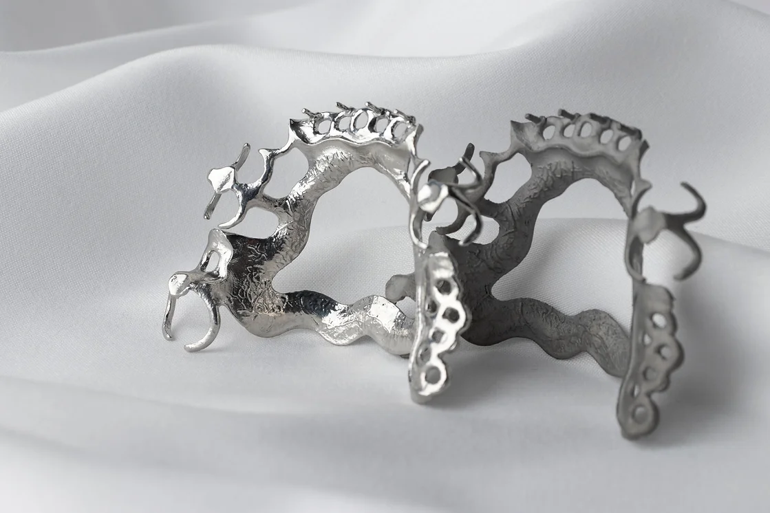 SLM RPD Frame - CoCr finished + Polished